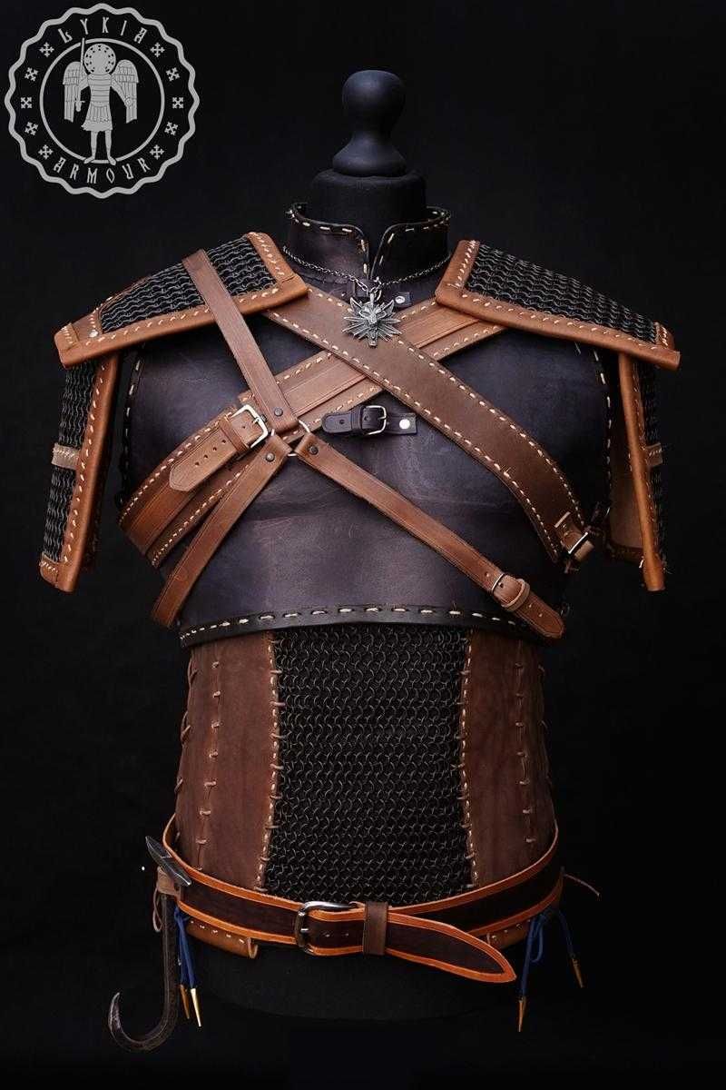 Zbroja / kostium Wiedźmina (inspirowany). Cosplay Larp. Geralt z Rivii