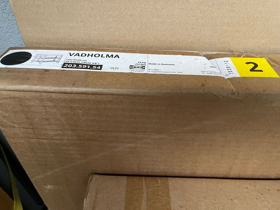 Ikea VADHOLMA
Wyspa kuchenna, czarny/dąb, 126x79x90 cm