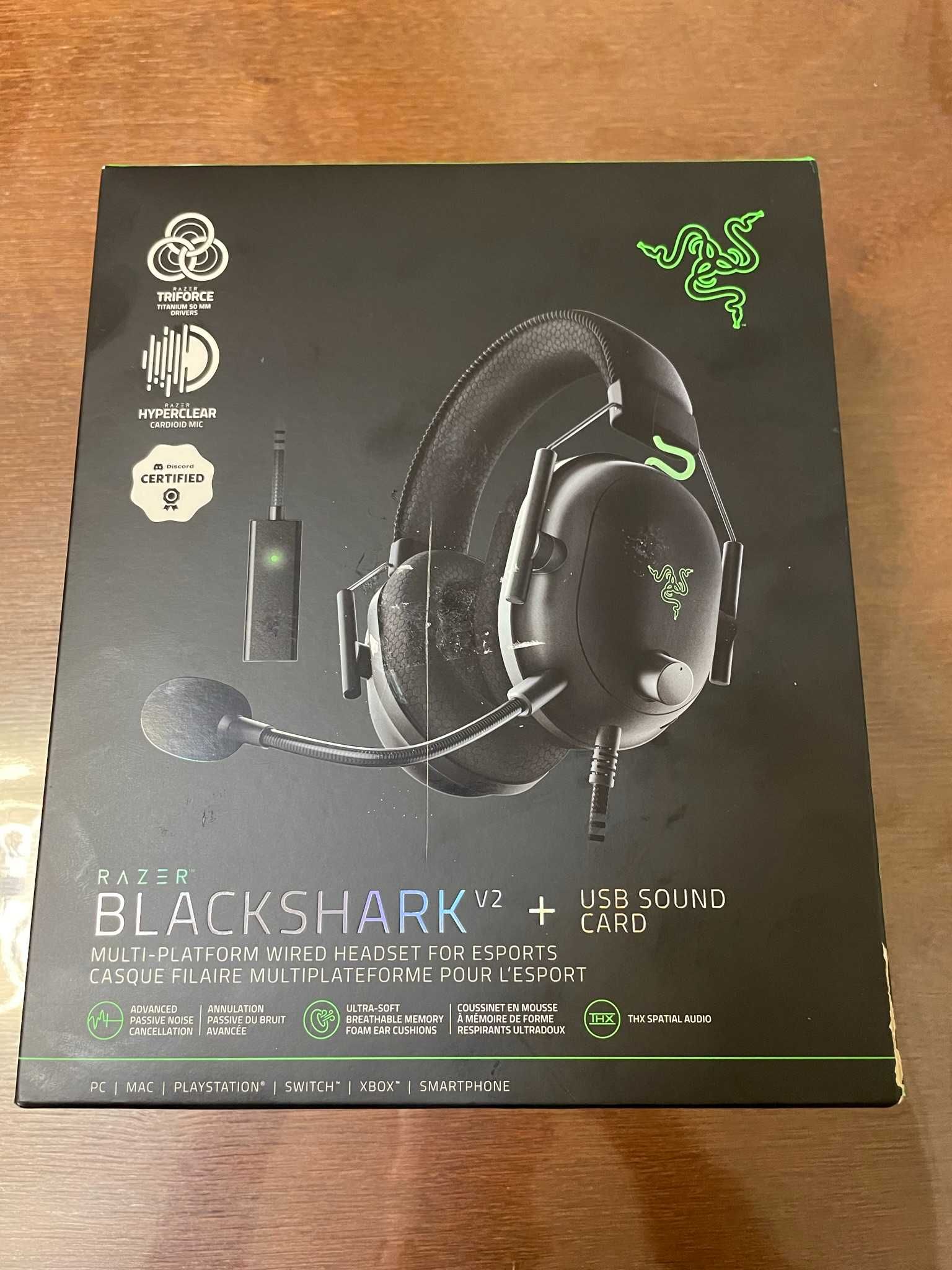 Игровая гарнитура Razer BlackShark V2 Black