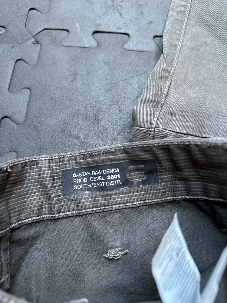 Spodnie szerokie cargo bojówki G-Star unisex streetwear