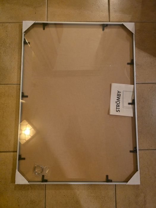 Ramka Strömby IKEA 50 x 70 cm srebrna Nowa