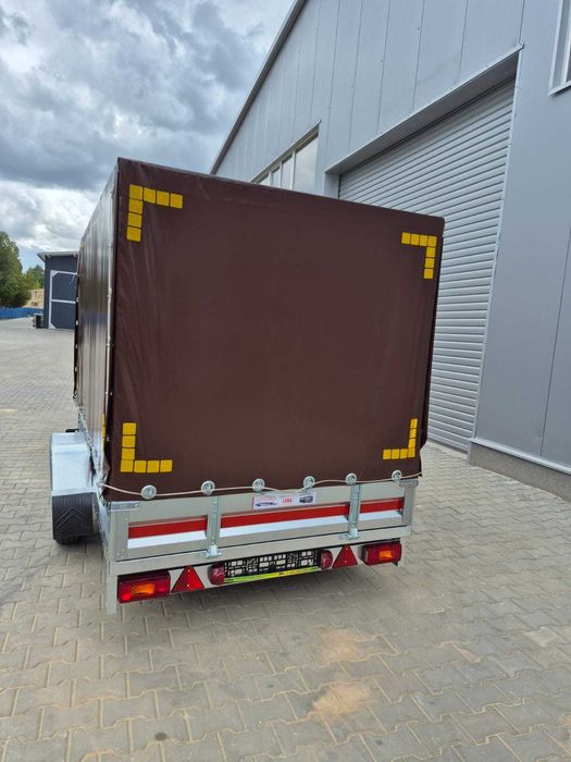 Przyczepa samochodowa producent LORA nowa wymiary 2,75x1, 55x150