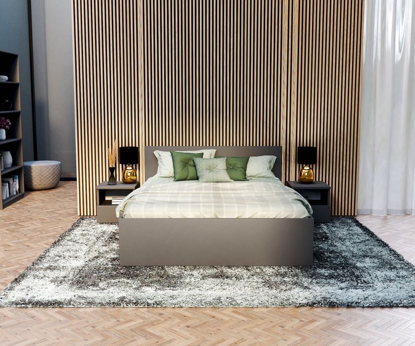 Łóżko Małżeńskie Pojemnik 90/120/140/160/180x200 podnoszonym stelażem