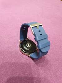 Solidny gruby granatowy silikonowy pasek do smartwatch 20mm