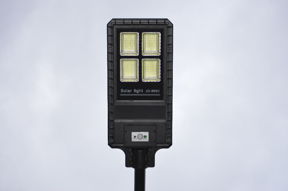 Lampa Solarna LED JD-9960 Dla Firm Oświetlenie 80W czujnik ruch PILOT