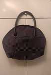 Bolsa azul escura Vichy