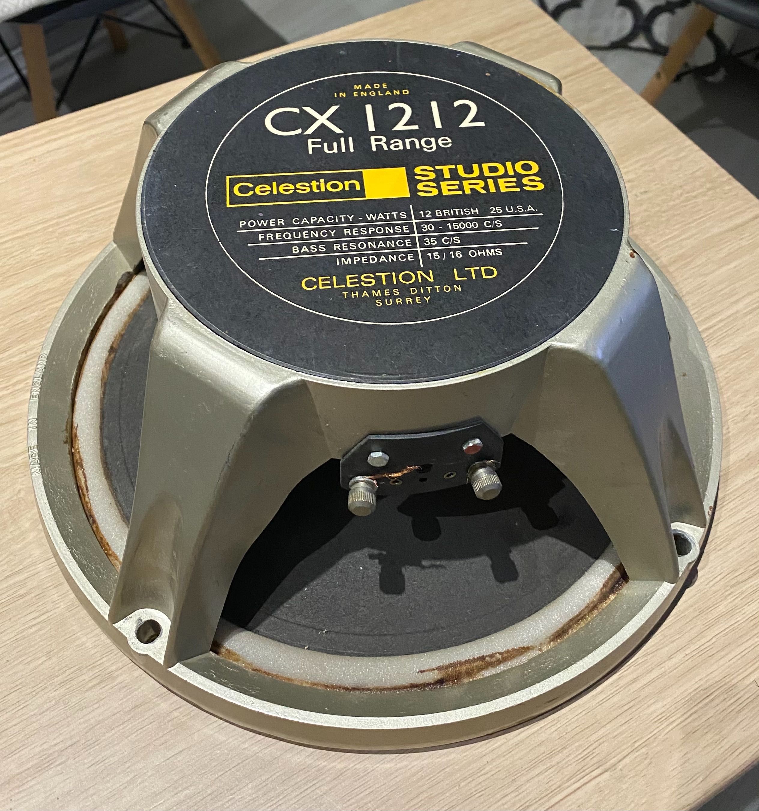 Głośniki Celestion Studio Series CX 1212 Full Range