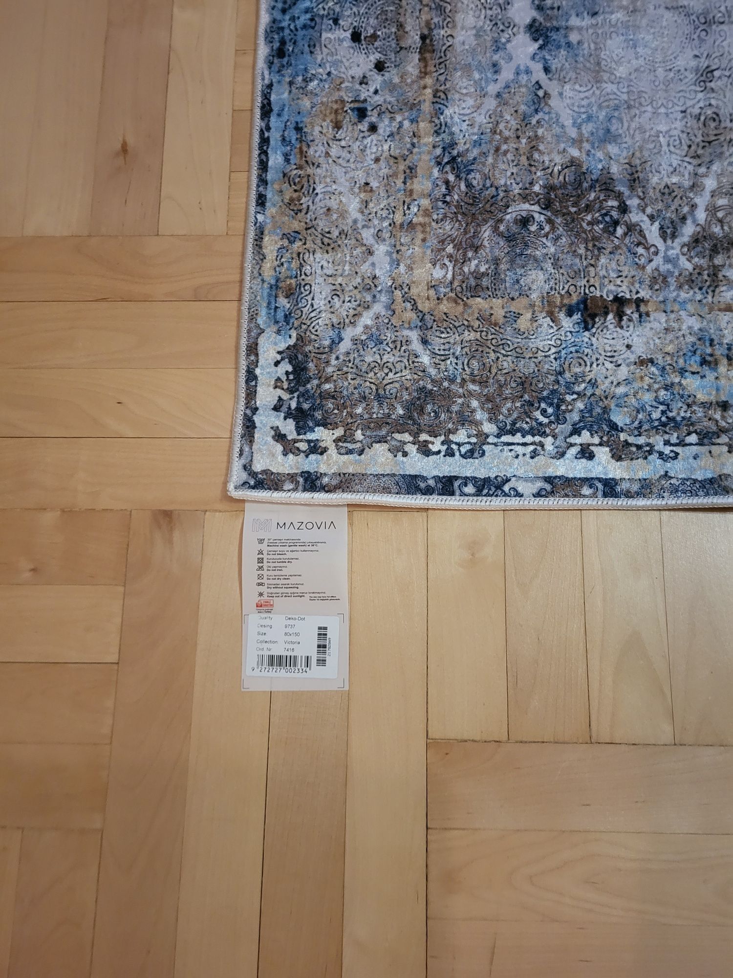 Dywan Turecki Nowy Piękny Wzór 150x80