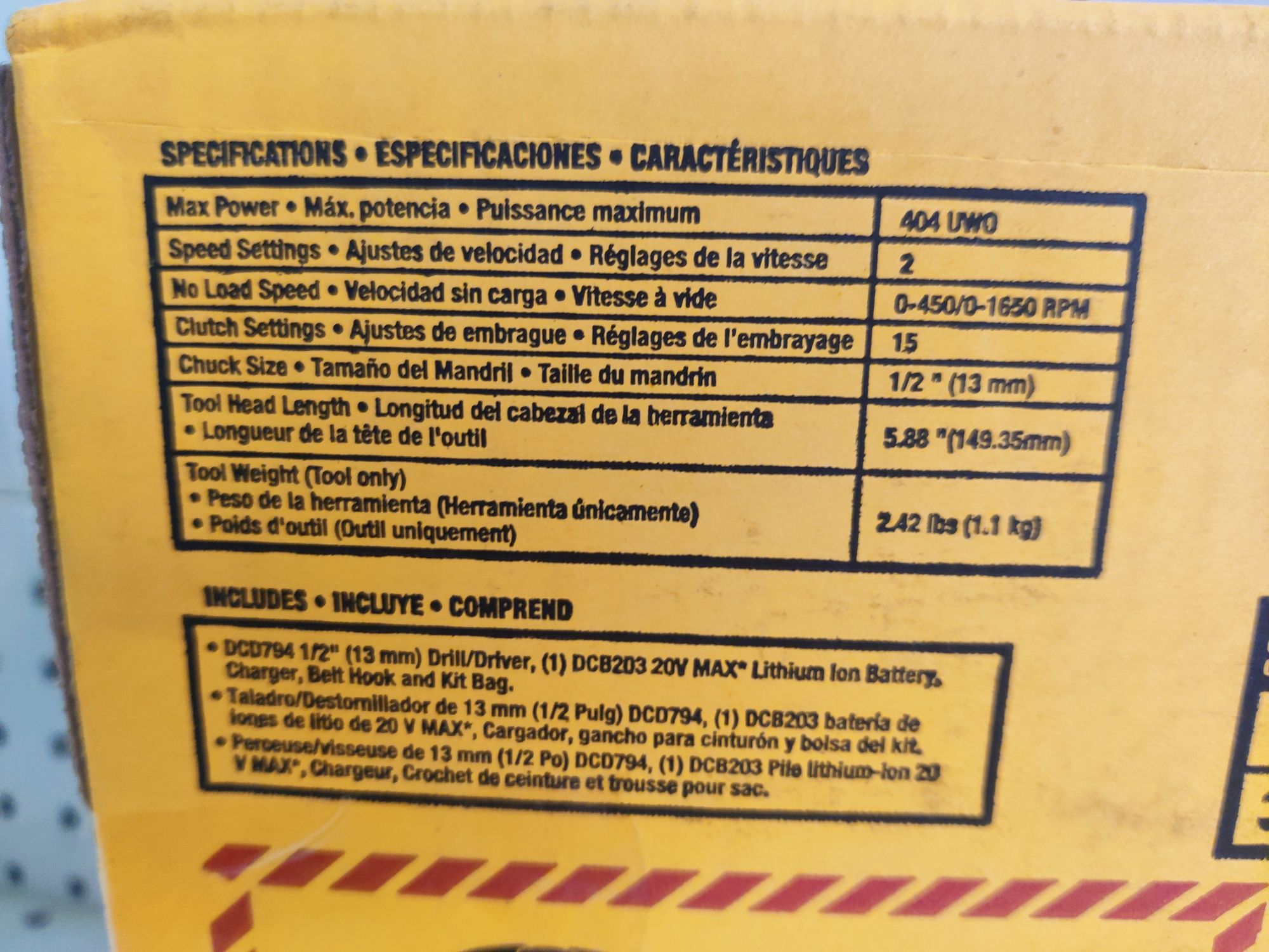 DeWalt DCD794D1 безщеточная дрель дріль шуруповерт Оригінал США