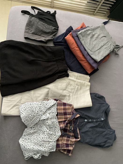 Komplet damskich ubrań rozm. s, 36/38 bershka, pull and bear, hm