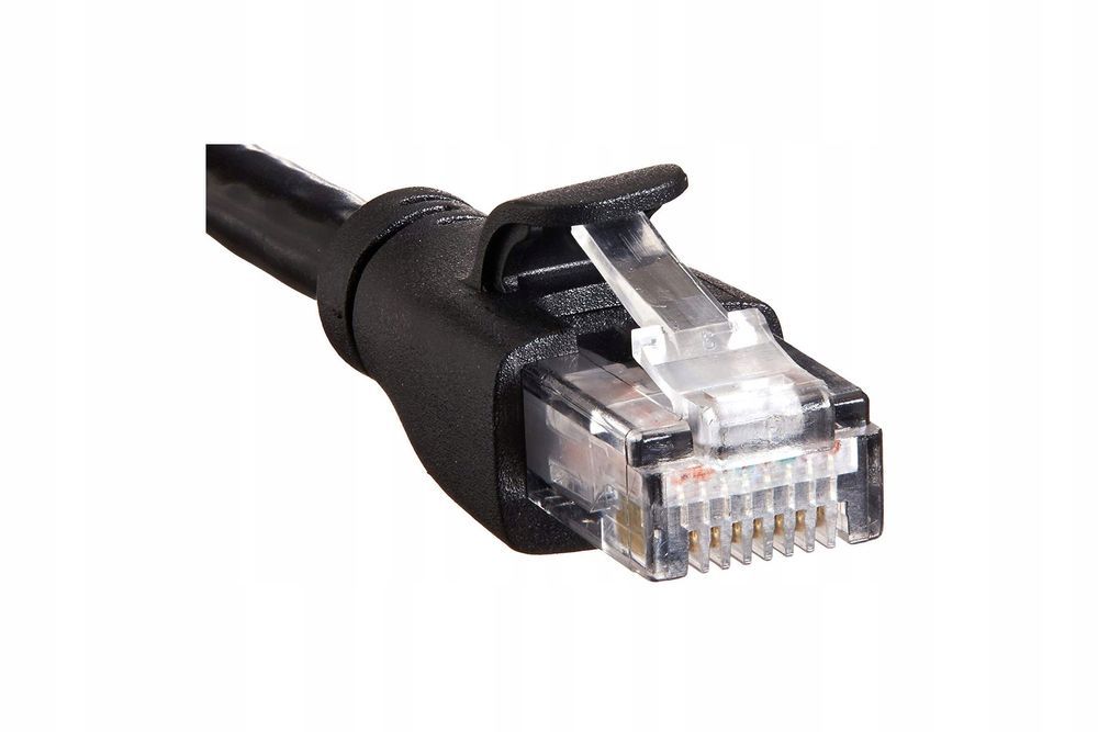 kabel sieciowy amazonbasics rj45 cat-6 1.5m czarny do internetu pc