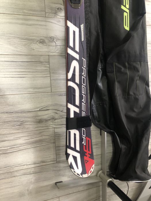 Narty Fischer Progressor 8+ buty Salomon gogle Uvex