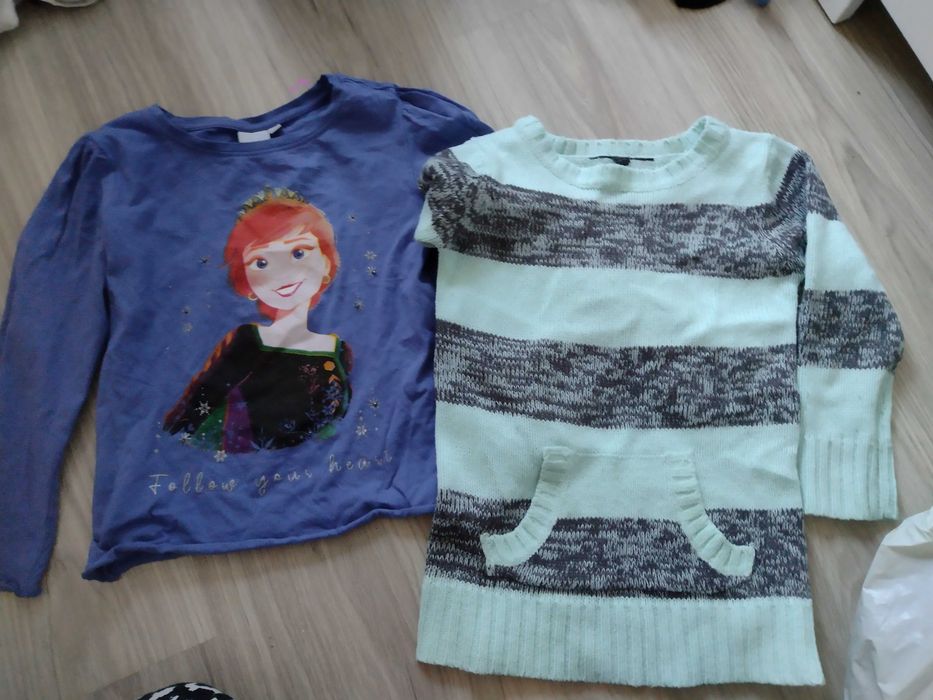 Bluzka tunika sweterkowa sweterek Anna kraina lodu 110