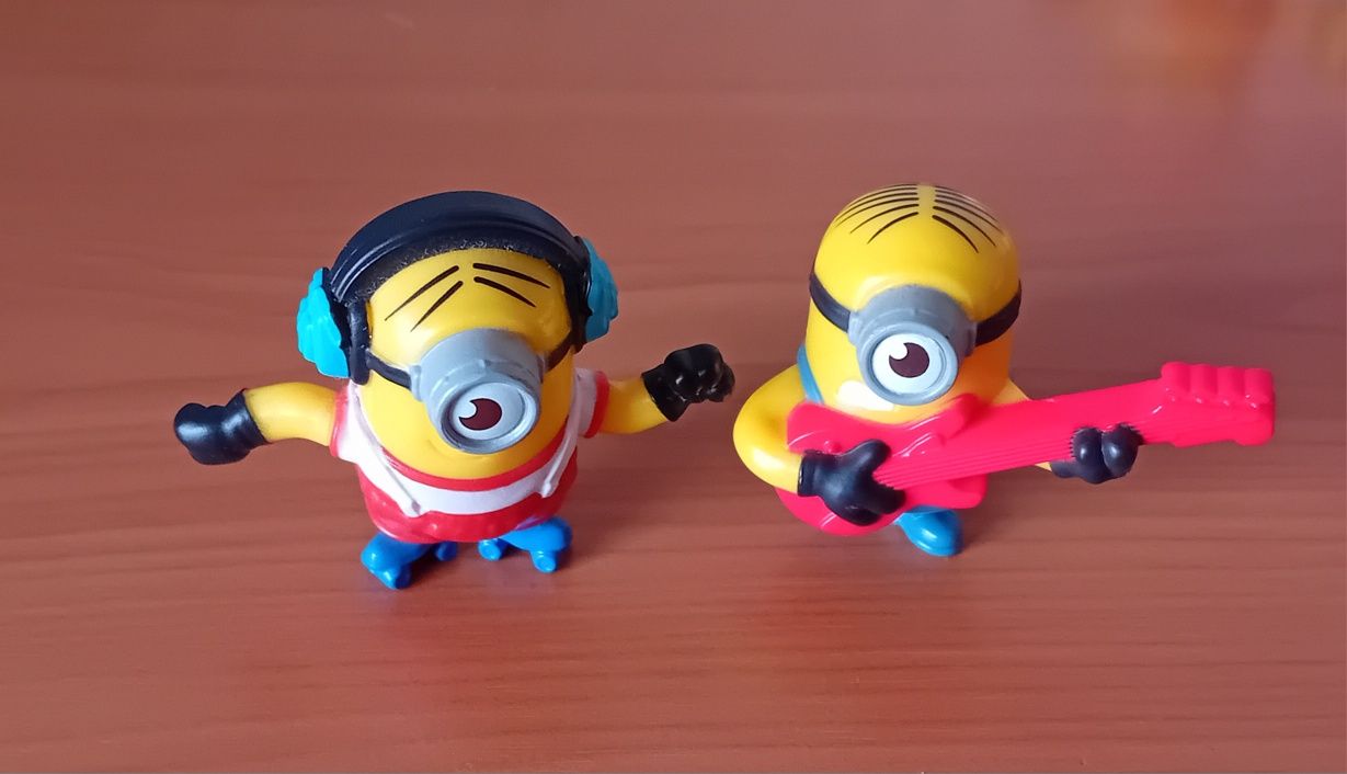 Minions a tocar música