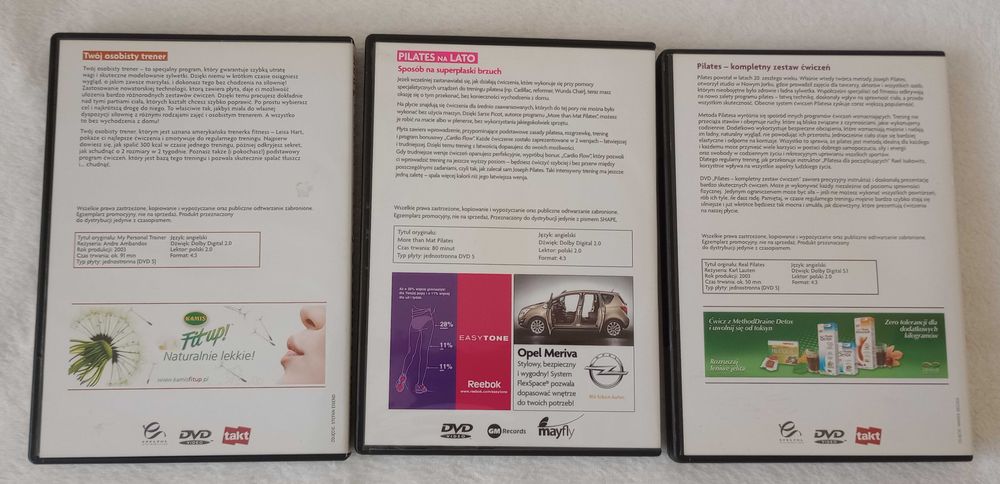 DVD Shape zestaw ćwiczeń joga pilates ćwiczenia płaski brzuch ramiona