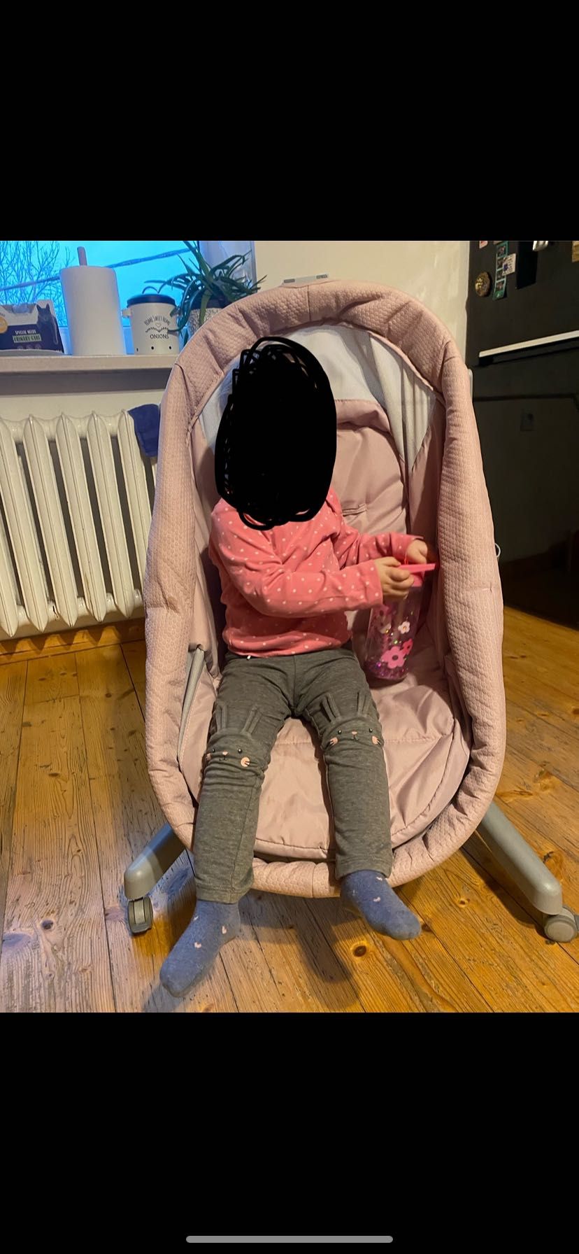 Chicco Baby Hug 4w1 – jak nowy kołyska łóżeczko jeżdżące różowe