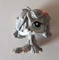 LPS #1458 szary pies komondor 2008 Littlest pet shop