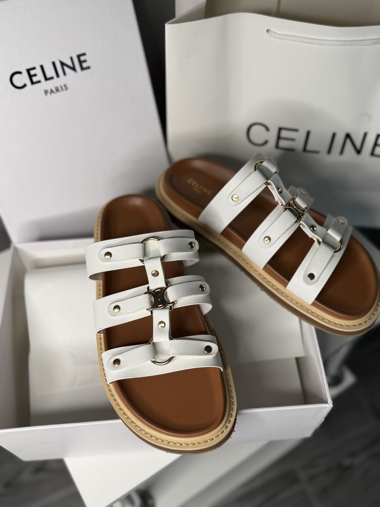 Шльопки шльопанці тапки босоніжки celine