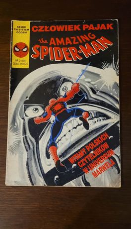 SPIDERMAN. Nr 2 z 1990. Unikat