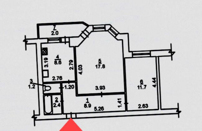 Продаю 2 чешку Ютз Южная 54 метра
