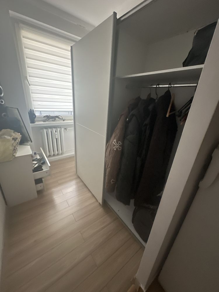 Szafa biala przesuwna  195x170 glebokosc 59cm