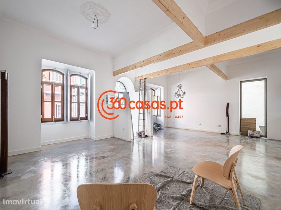 Moradia T2 com terraço e vista parcial para o mar e vista para em Faro