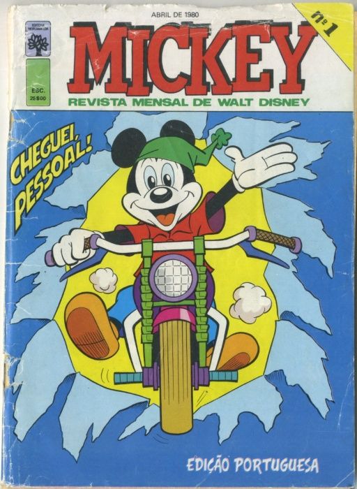 Mickey - do 1 ao 36, anos 80 (34 numeros)