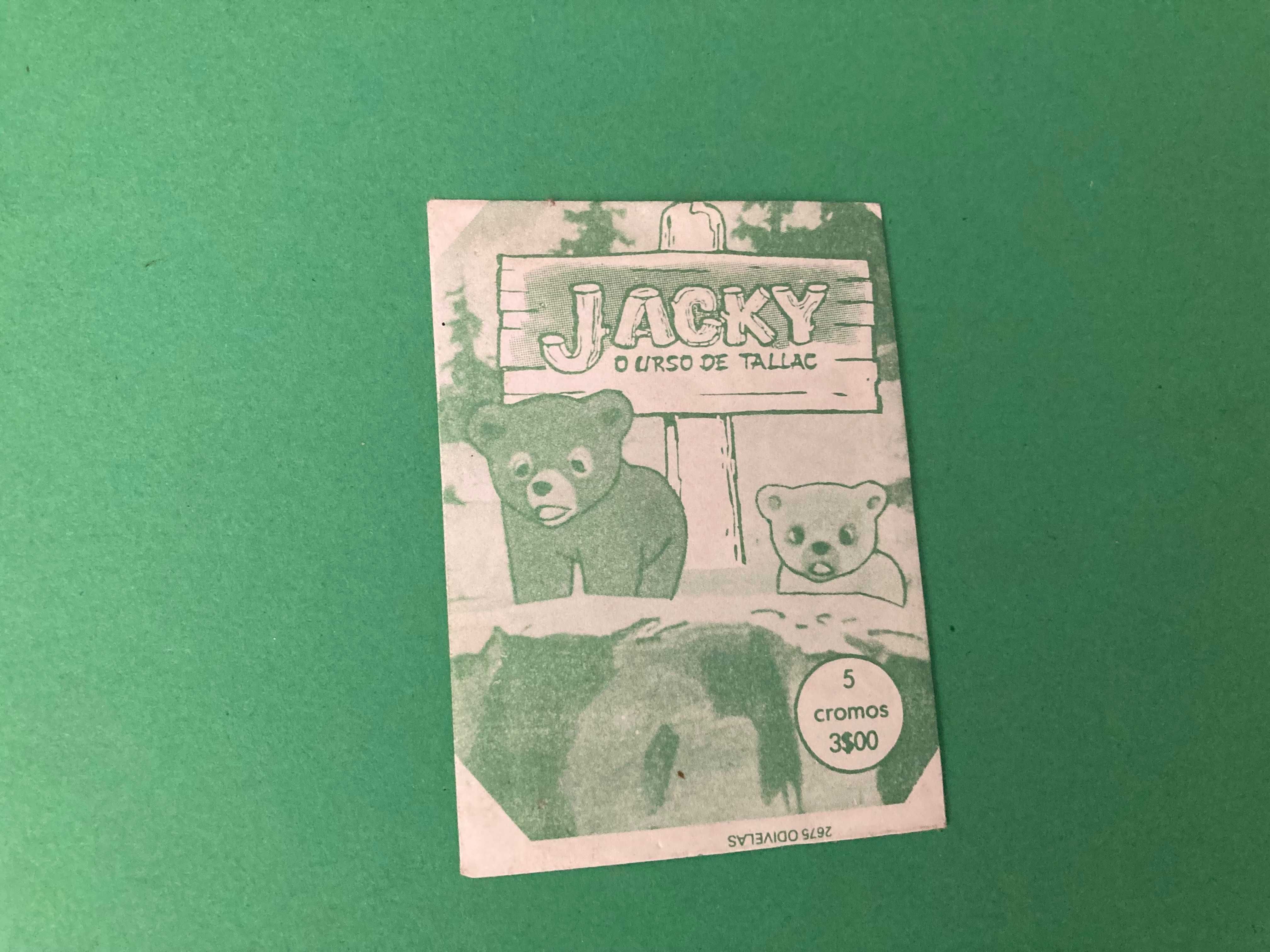 Rara Carteira de Cromos Jacky o Urso de Tallac Disvenda