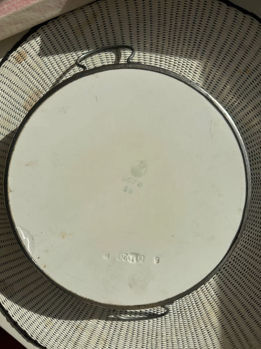 Bandeja majolica com pegas