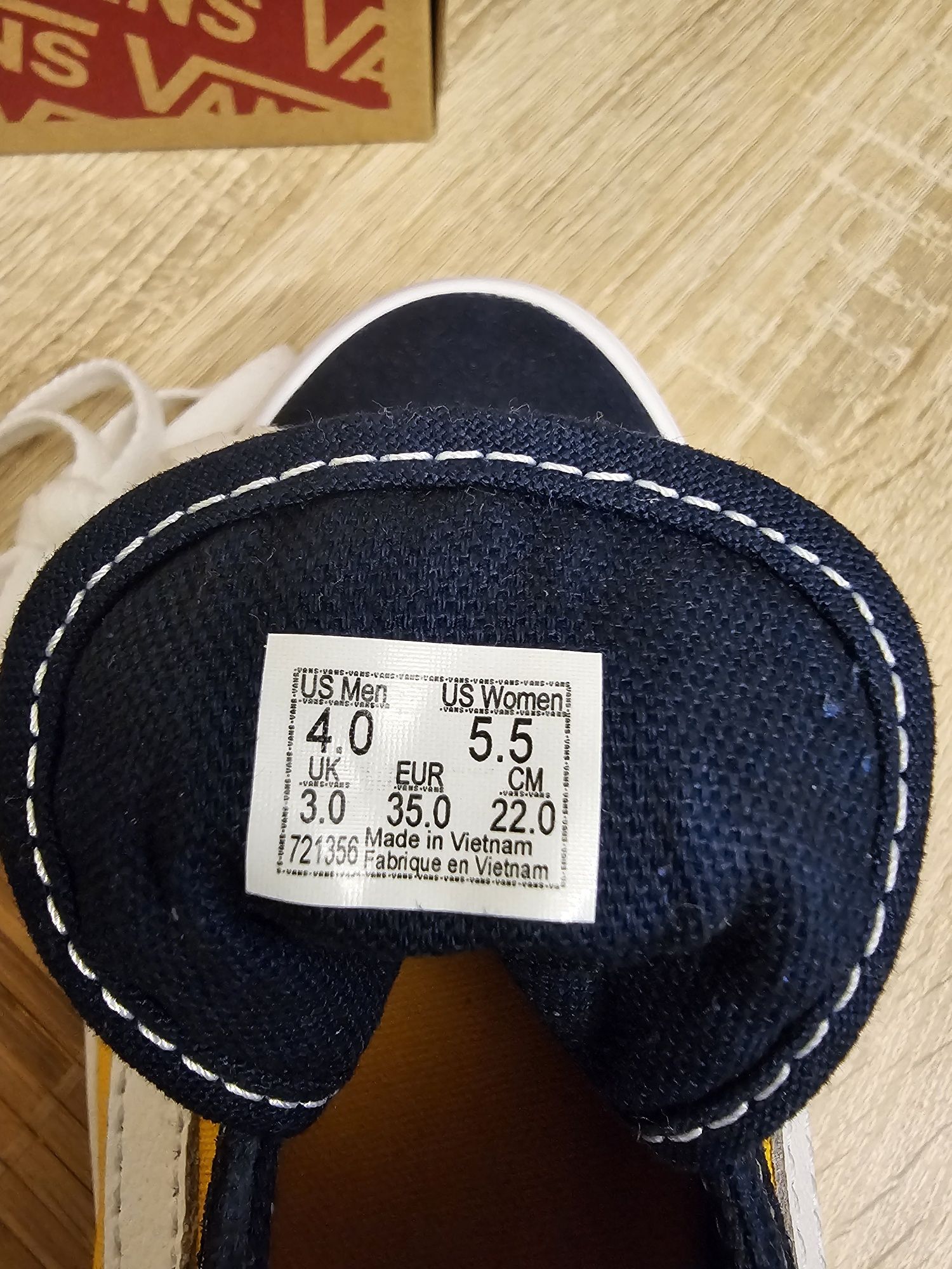 Trampki Vans rozmiar 35