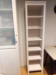 Regał Hemnes Ikea drewno bejca biała 49x197