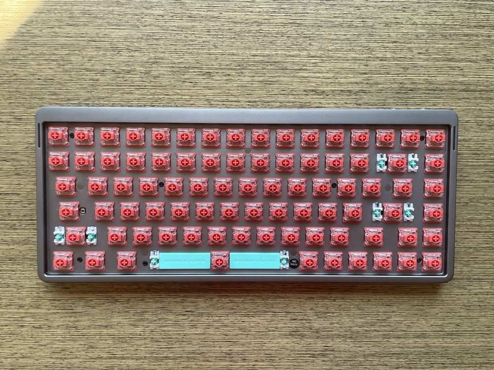 klawiatura Nuphy Air75 v2 + Shine-Through Black keycaps MacOS / Win11