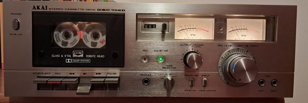 AKAI casette Deck GXC-706D