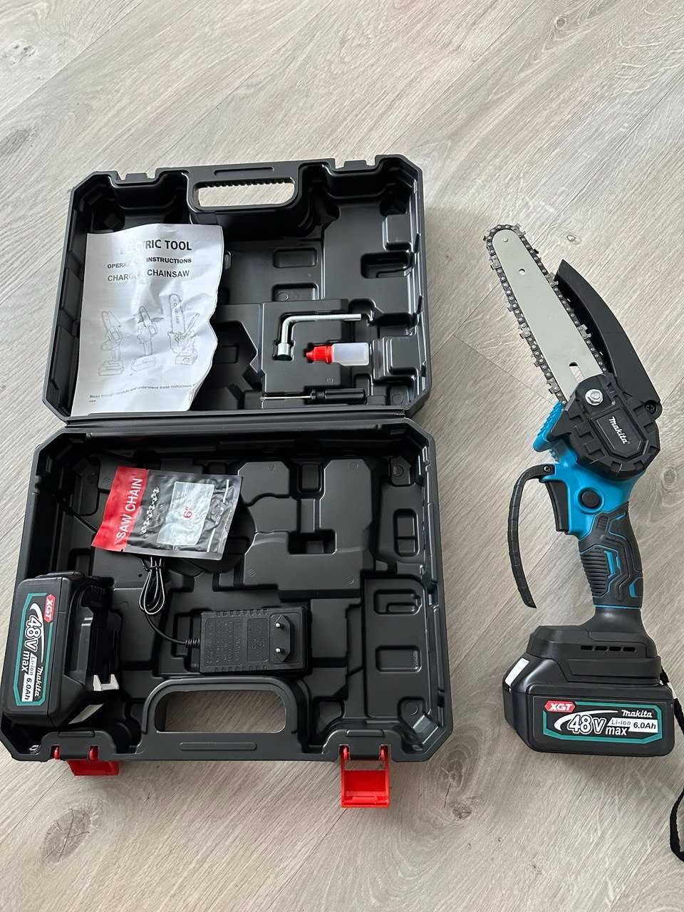 Мини пила аккумуляторная makita 16cm 48v міні пилка аккумулятор макита