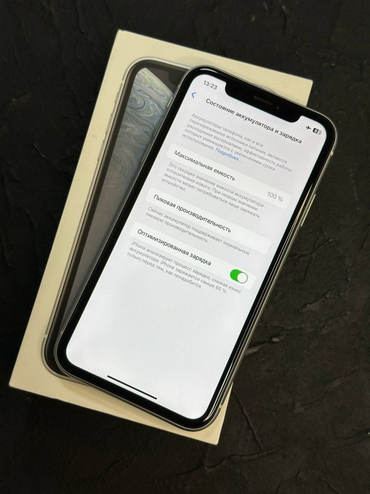 Apple iphone XR 256gb White 100% neverlock