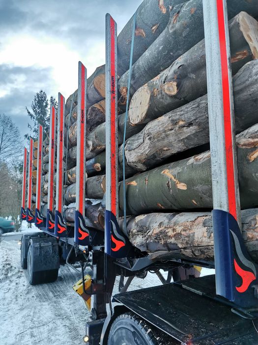 Drewno Opałowe Kominkowe Buk Grab Sezonowany Transport