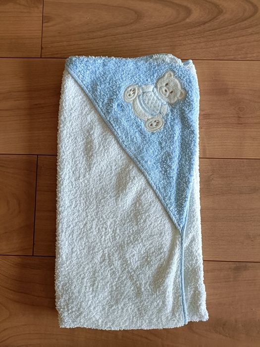 Toalha de banho bebé (aprox. 37cm x 37 cm)