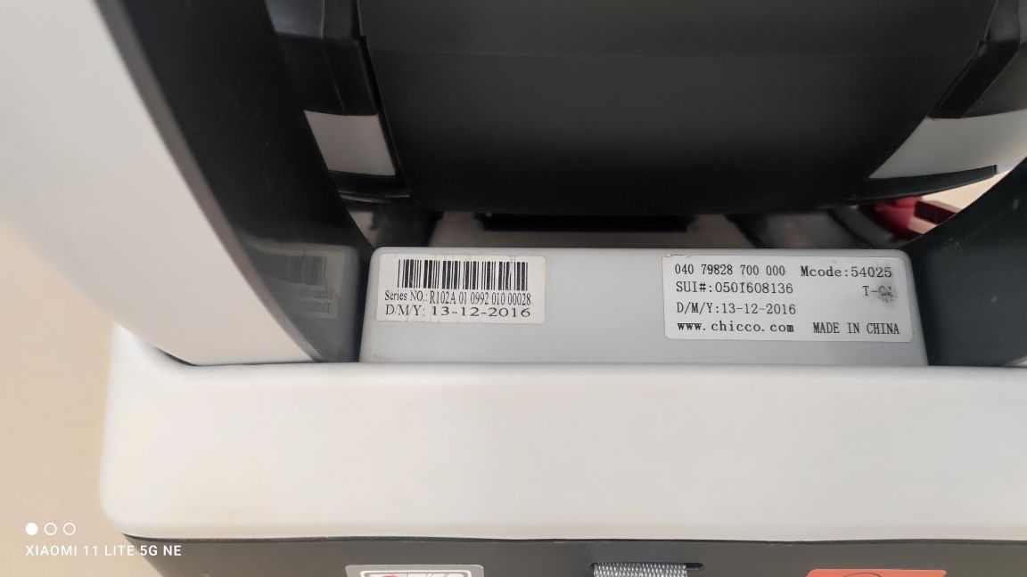 Cadeira auto da marca Chico