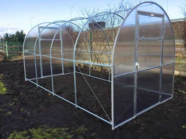 Mini Szklarnia Tunel 2x4 2x6 2x8 2x10 Poliwęglan 4mm Profil 20x20mm