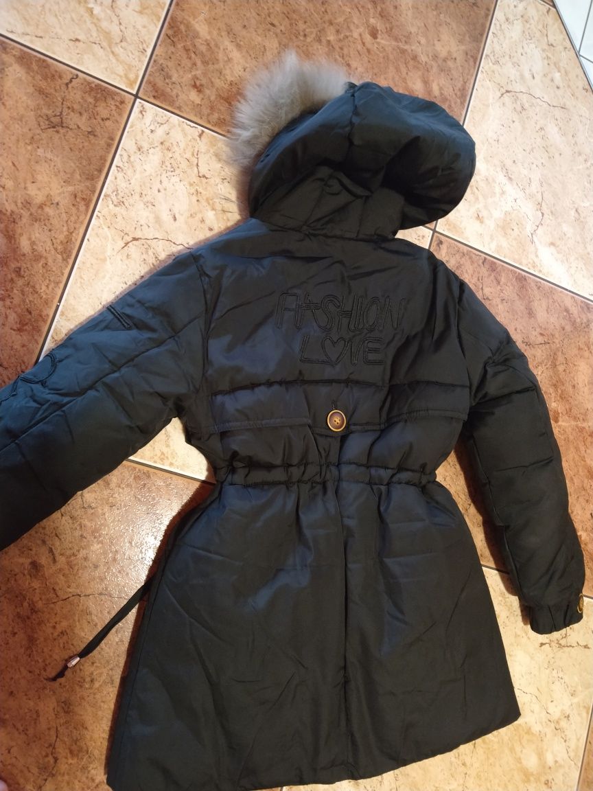 Kurtka parka na zimę fashion love 140