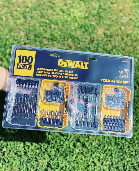 Набір Біт Біти та Свердла DeWALT 100 Шт. Професійний ОРИГІНАЛ З USA