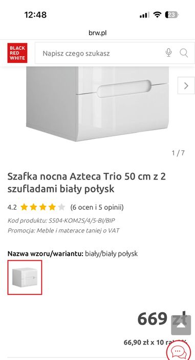 Meble do sypialni łóżko 160x200 plus szafki nocne