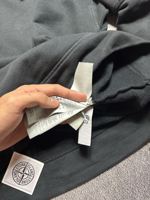 stone island sweatshirt in black оригінал стонік