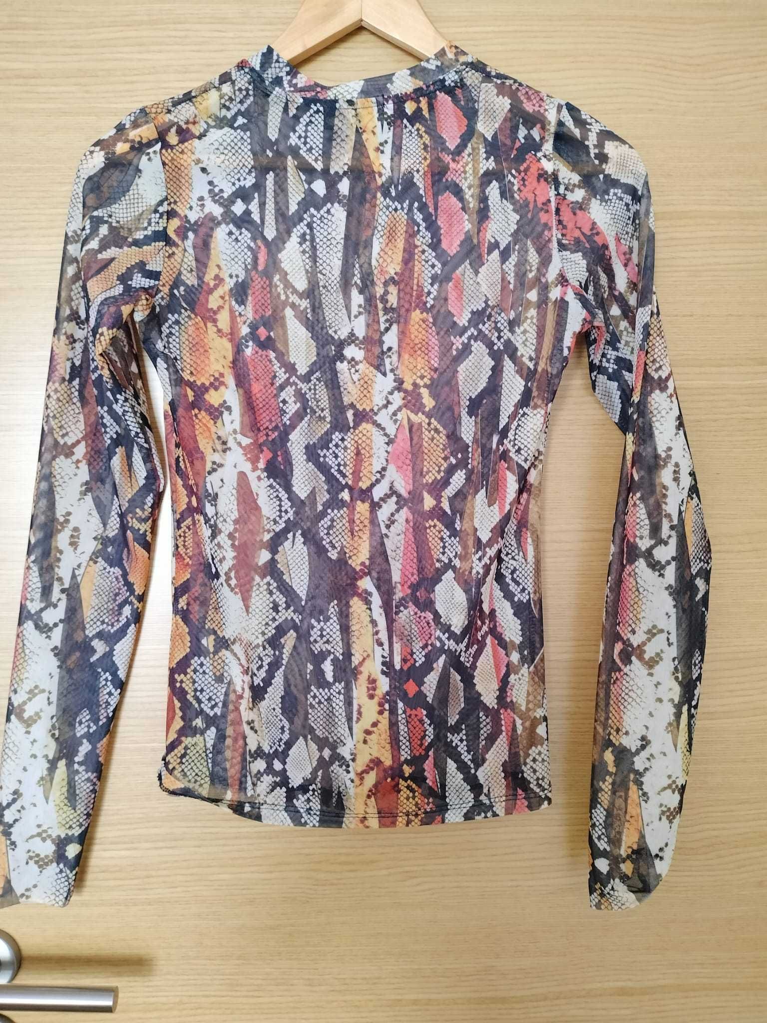 Blusa Padrão Cobra Stradivarius