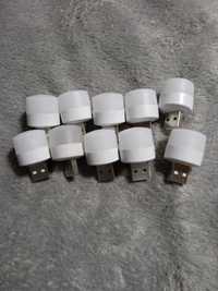 10шт. USB LED Міні лампочки 1W Портативний ЮСБ ліхтарик для павербанку