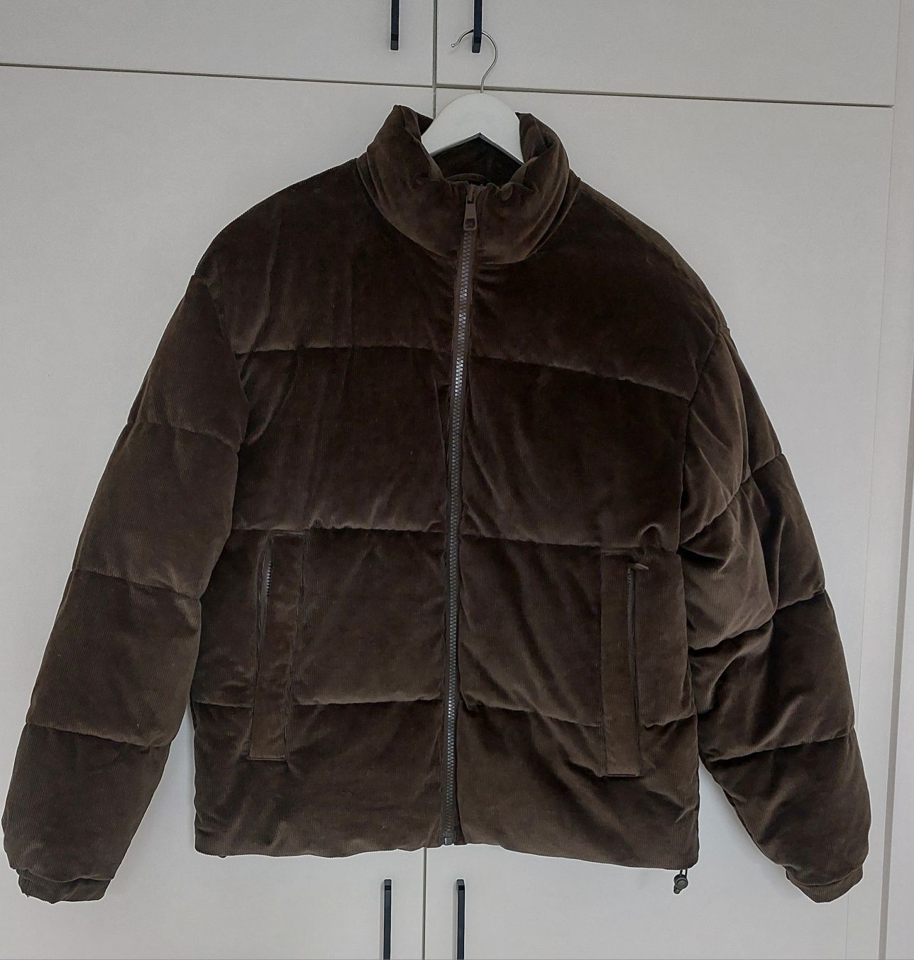 Kurta zimowa FSBN sztruks oliwkowa rozm L  New Yorker