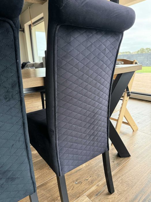 Krzesła OREGON z pikowanymi plecami (6 sztuk)