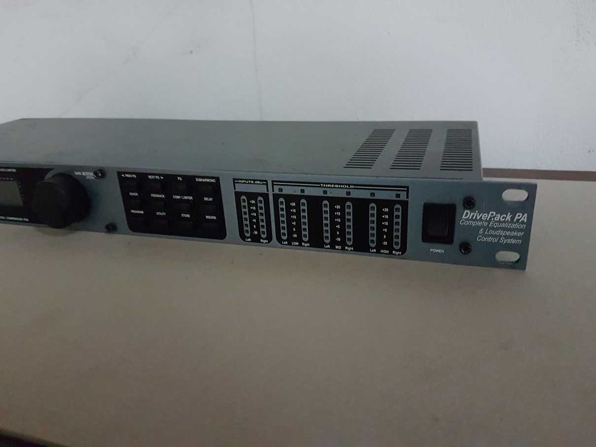 Dbx DriveRack PA CrossOver Processador Equalizador