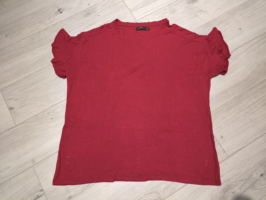 Czerwona bluzka z falbankami, Carry, XL