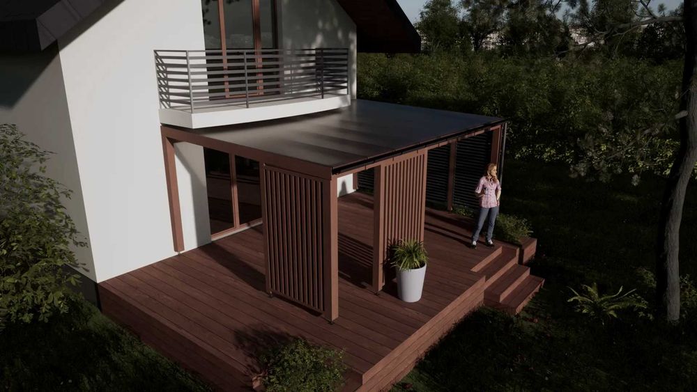 Pergole, zadaszenia, wiaty, tarasy